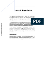 Negotiation - 5. Elements of Negotiation