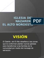 Presentación Distrito El Alto Noroeste Plantación de Iglesias