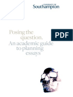 Academic Guide - Posing the Question