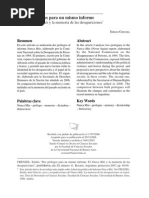 Dos prólogos para un mismo Informe