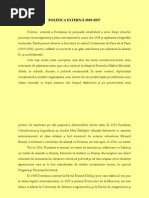 politica externa a romaniei