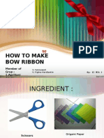 how to make bow ribbons