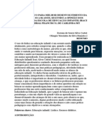 O Uso Do Lúdico para Melhor Desenvolvimento Da Criança de 03 A 06 Anos