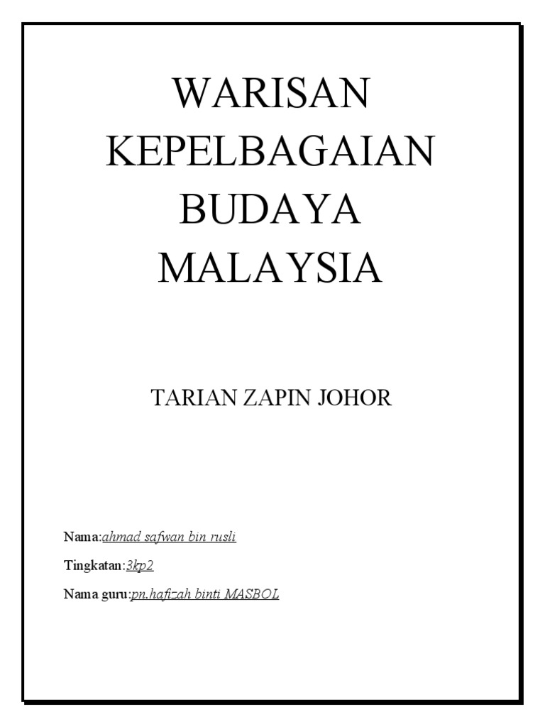 Cara Menari Zapin