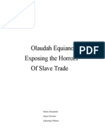 Olaudah Equiano: Exposing The Horrors of Slave Trade: Ruben Hernandez Junior Division Individual Website