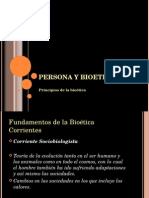 Persona y Bioetica