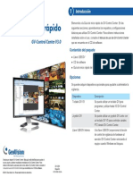 GV Control Center Quick Guide (CCSV30 QG A ES)