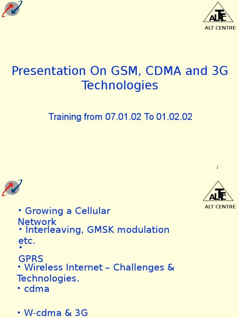 GSM, CDMA, and 3G Network Growth | PDF | Technology & Engineering