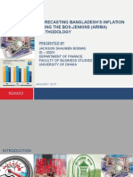 Forecasting Bangladesh'S Inflation Using The Box-Jenkins (Arima) Methodology