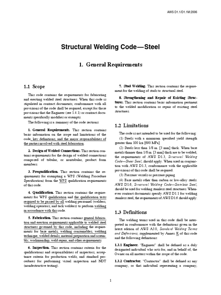Structural Welding Code-Steel | PDF | Computers | Technology & Engineering