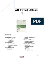 Excel Tutorial1