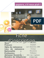 Formulaire D'inscription