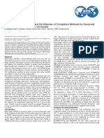 Sand Prediction and The Selection of Completion Methods For Horizontal Wells...