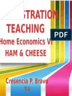 Home Economics VI Ham & Cheese: Cresencia P. Bravo T-I