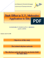 Stark Effect in X Y Molecules: Application To Ethylene