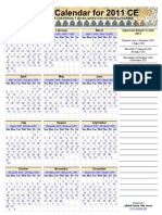 Global Islamic Calendar 1432-1433