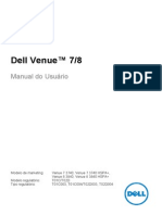 Dell Venue 8 3840 Tablet User's Guide Pt Br