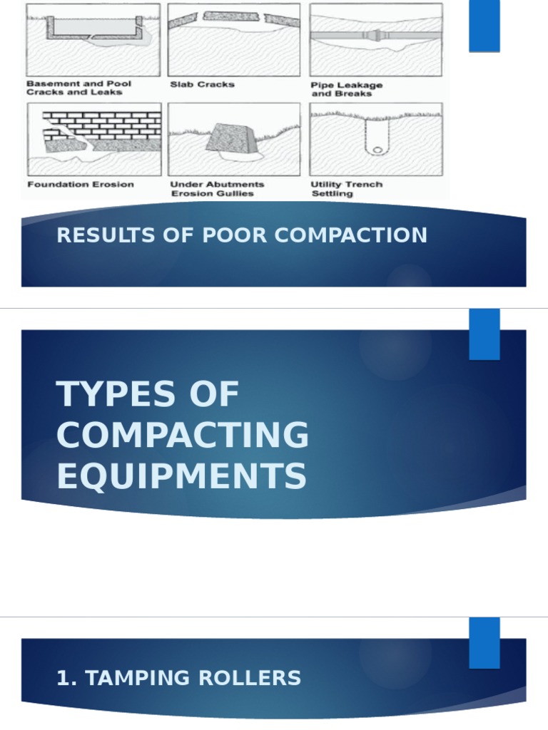 Compaction Equipment Types and Issues | PDF | Tire | Mechanical Engineering