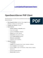 Open Search Server Client
