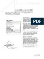 Ms Guidelines for Material Handling