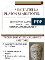 Teoria Imitaţiei La Platon Şi Aristotel
