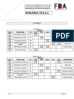 Horario 2014.2