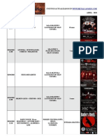 Calendario Metalcanario ABRIL - 2010