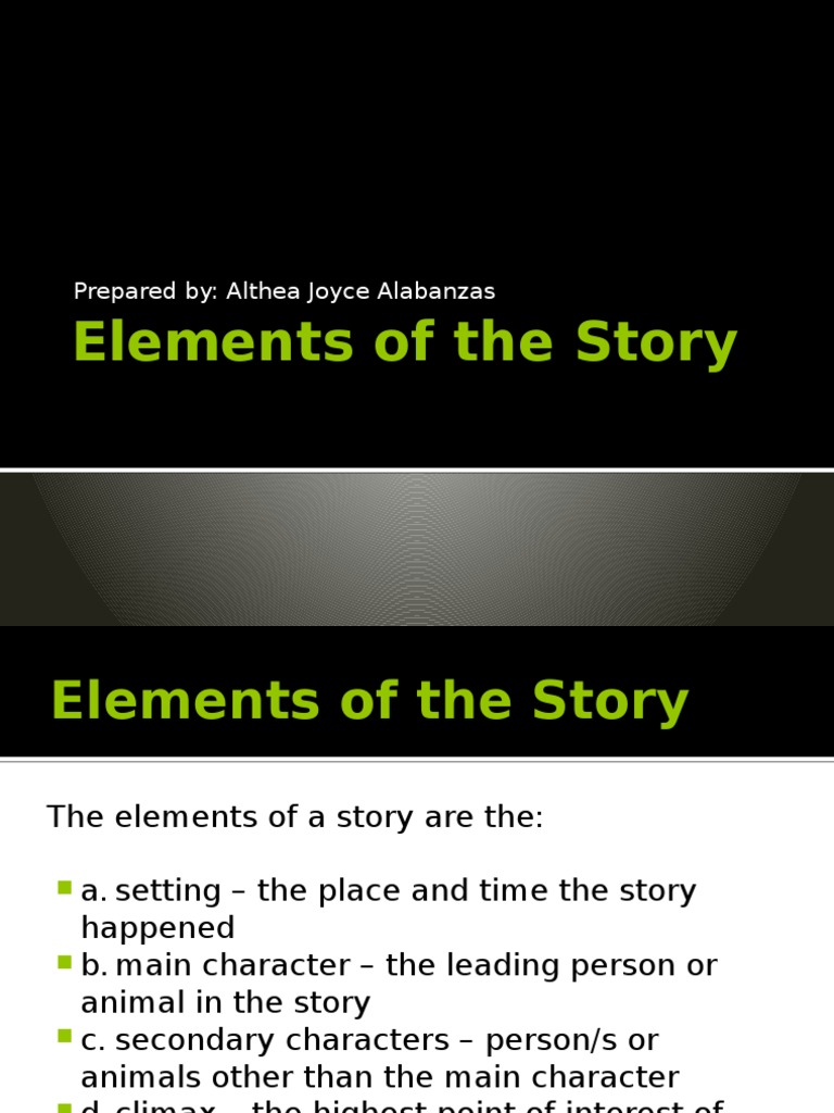 Key Elements of a Story Explained | PDF | Mystery, Thriller & Crime Fiction