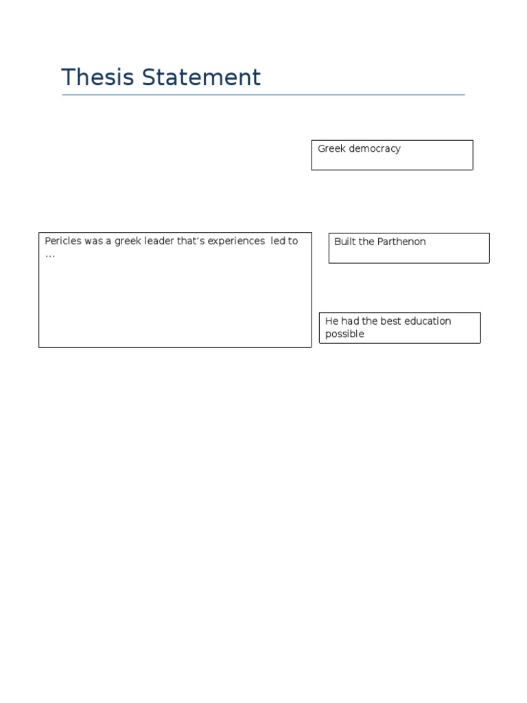 Thesis Statement | PDF | Social Science