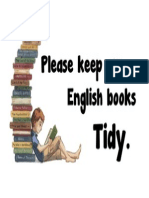 Poster Tidy Books 
