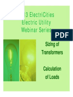 Transformer Sizing Presentation PDF