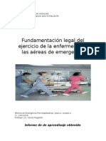 Bases Legales y Eticas en El Ejercicio de La Salud en Areas de Emergencia.