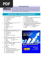 Computer Knowledge Section Test