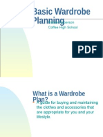 Wardrobe Planning Power Point