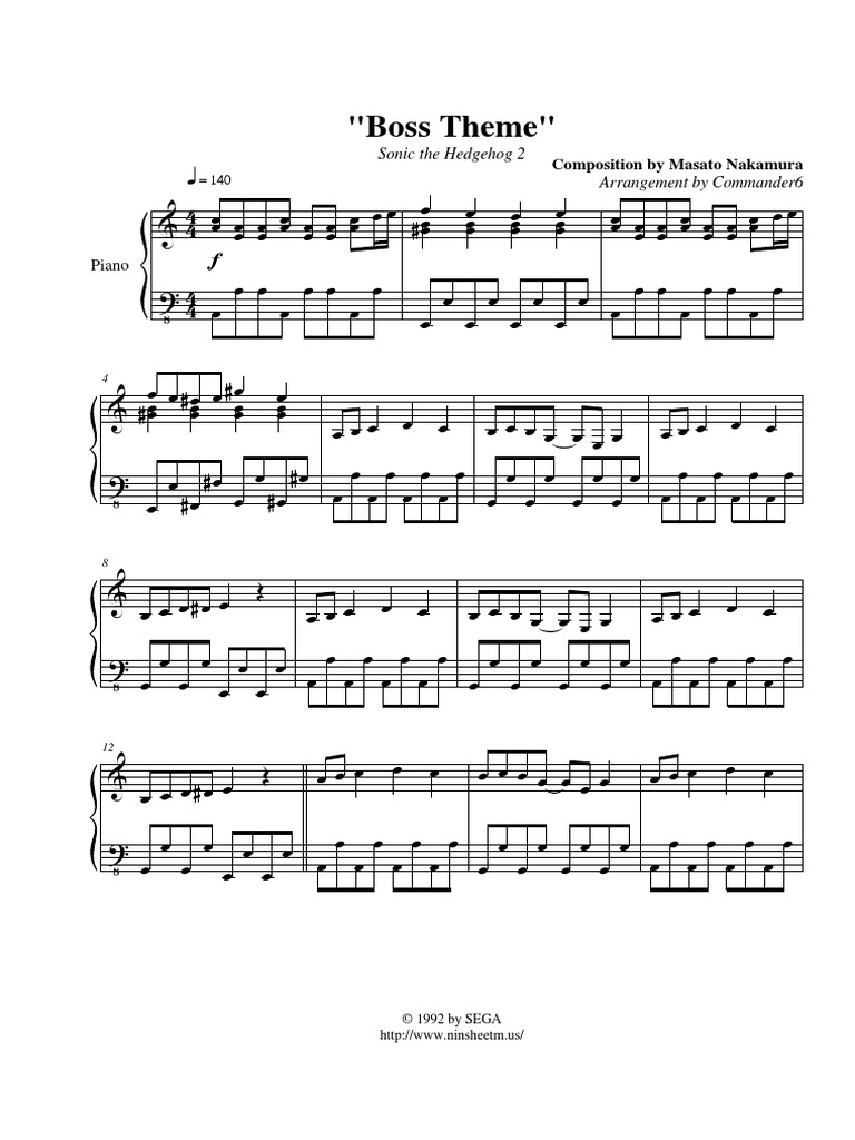 Boss Theme | PDF