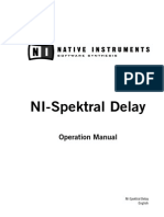 Spektral Delay Manual English