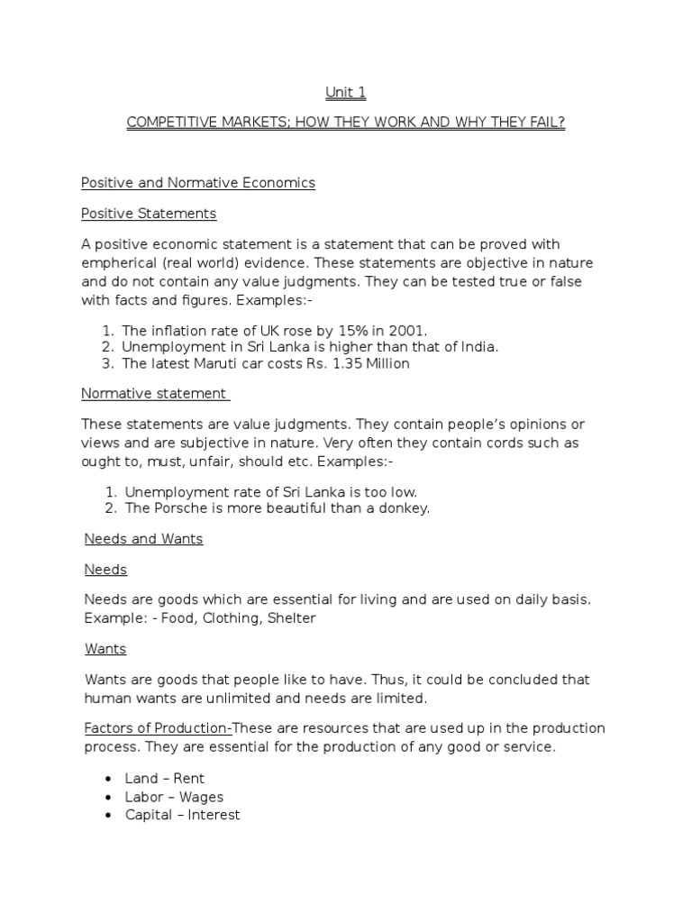 Economics Basics for Students | PDF | Demand | Externality