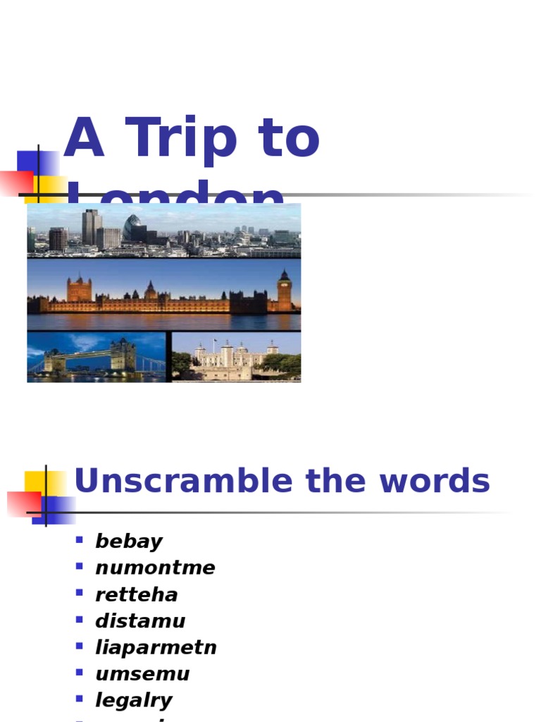 London Trip Activities and Questions | PDF