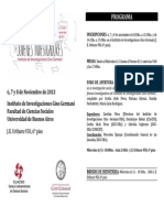 Programa 7mas Jornadas IIGG 03 - 11