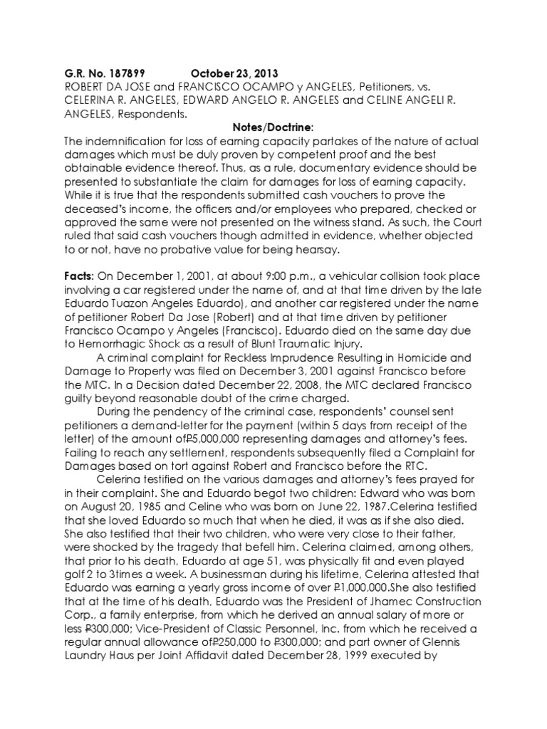 reckless imprudence.pdf Evidence (Law) Witness