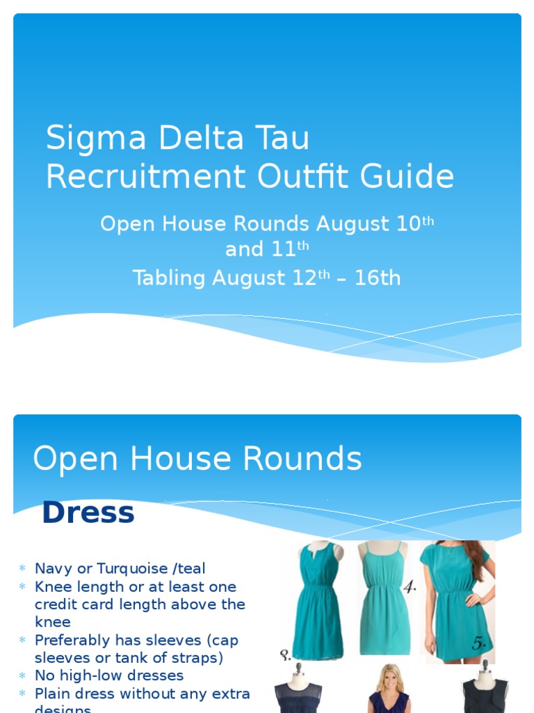 Sorority Recruitment Style Guide | PDF | Home & Garden