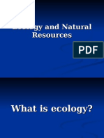 Important Concepts in Geography, Ecology