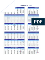 Calendario Com Feriados Nacionais 2014