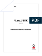 U.are.U SDK: Platform Guide For Windows