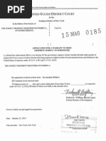 Sheldon Silver Seizure Affidavit