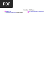 Statistical Databases: ISID (Institute For Studies in Industrial Development) Social Science Data Services