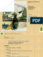 Tema 1 - Prezentare-Rezumat - Carta Urbanismului European