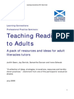 Teaching Reading To Adults