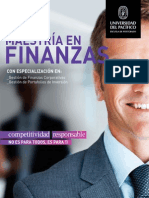 Brochure Maestría en Finanzas 2014