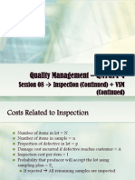 Quality Management - QMTG14-4: Session 08 Inspection (Continued) + VSM (Continued)